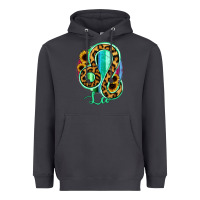 Smoke Leo Zodiac Sign Sunflower Leopard Serape Heavyweight Hoodie - RanaPortraitStore