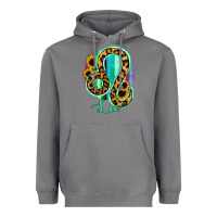 Storm Leo Zodiac Sign Sunflower Leopard Serape Heavyweight Hoodie - RanaPortraitStore