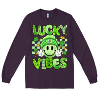 Plum lucky vibes Long Sleeve Tee - Artiststas