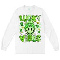 White lucky vibes Long Sleeve Tee - Artiststas