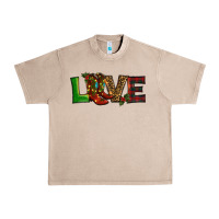 French Oak Christmas boots love Urban Heavy Tee - RanaPortraitStore