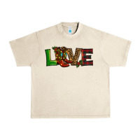 Sandshell Christmas boots love Urban Heavy Tee - RanaPortraitStore