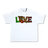 White Christmas boots love Urban Heavy Tee - RanaPortraitStore