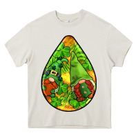 Cream st.patrick's teardrop earrings Heavy Core Tee - FaDigitalArtStudio