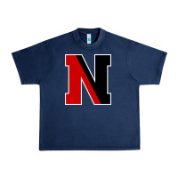 Navy Northeastern Gifts, Huskies Long Sleeve Urban Heavy Tee - DesigneFamous