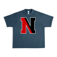 Midnight Navy Northeastern Gifts, Huskies Long Sleeve Urban Heavy Tee - DesigneFamous