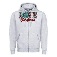 Heather Grey christmas gemstone love Zipper Hoodie - RanaPortraitStore