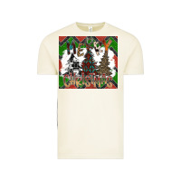 Vintage Arctic merry Christmas Vintage Tee - CowhideDigitalArt
