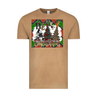 Vintage Camel merry Christmas Vintage Tee - CowhideDigitalArt