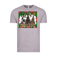Vintage Zinc merry Christmas Vintage Tee - CowhideDigitalArt