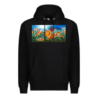 Black clown fish  license plate Premium Hoodie - BarkalooDesign