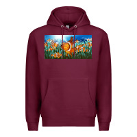 Burgundy clown fish  license plate Premium Hoodie - BarkalooDesign
