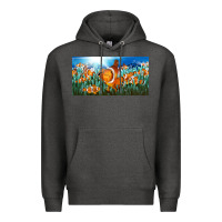 Charcoal Heather clown fish  license plate Premium Hoodie - BarkalooDesign