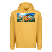 Mustard clown fish  license plate Premium Hoodie - BarkalooDesign
