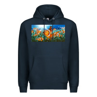 Navy clown fish  license plate Premium Hoodie - BarkalooDesign