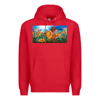 Red clown fish  license plate Premium Hoodie - BarkalooDesign