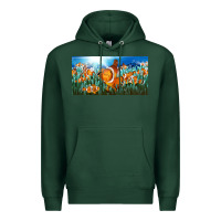 Sports Green clown fish  license plate Premium Hoodie - BarkalooDesign