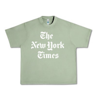 Oil Green new york times Urban Heavy Tee - DesigneFamous