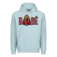 Blue Mist Bebe Our Lady Of Guadalupe Premium Hoodie - Jasminsmagicworld