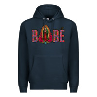 Navy Bebe Our Lady Of Guadalupe Premium Hoodie - Jasminsmagicworld