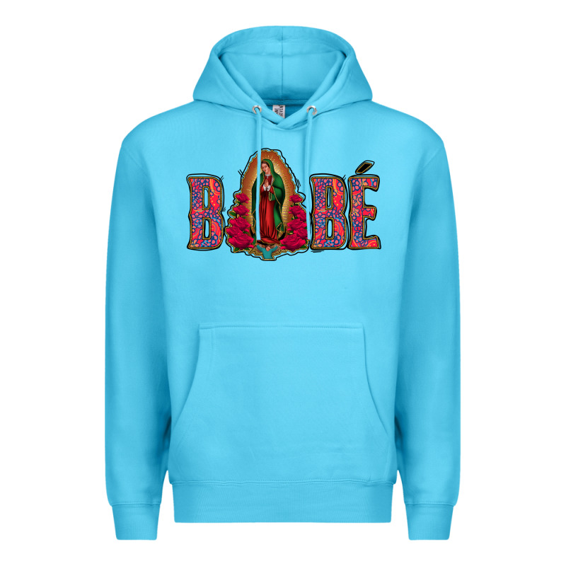 Bebe Our Lady Of Guadalupe Premium Hoodie by Jasminsmagicworld | Teevron