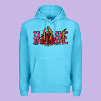 Bebe Our Lady Of Guadalupe Premium Hoodie Designed By Jasminsmagicworld