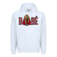 White Bebe Our Lady Of Guadalupe Premium Hoodie - Jasminsmagicworld