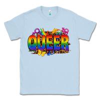 Dusty Blue queer Classic Tee - FaDigitalArtStudio