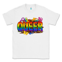 White queer Classic Tee - FaDigitalArtStudio