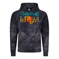 Cloud Black western leopard camouflage sunflowers glitter mom basketball Vintage Hoodie - Artiststas