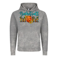 Cloud Rock western leopard camouflage sunflowers glitter mom basketball Vintage Hoodie - Artiststas
