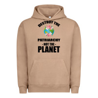 Pigment Burro Destroy the patriarchy not the planet Urban Hoodie - Bettercallsaul