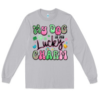 Moon Dust my dog is my lucky charm Long Sleeve Tee - Artiststas