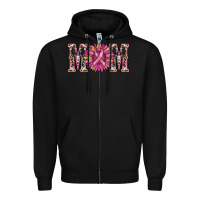 Black cancer sunflower mom Zipper Hoodie - RanaPortraitStore