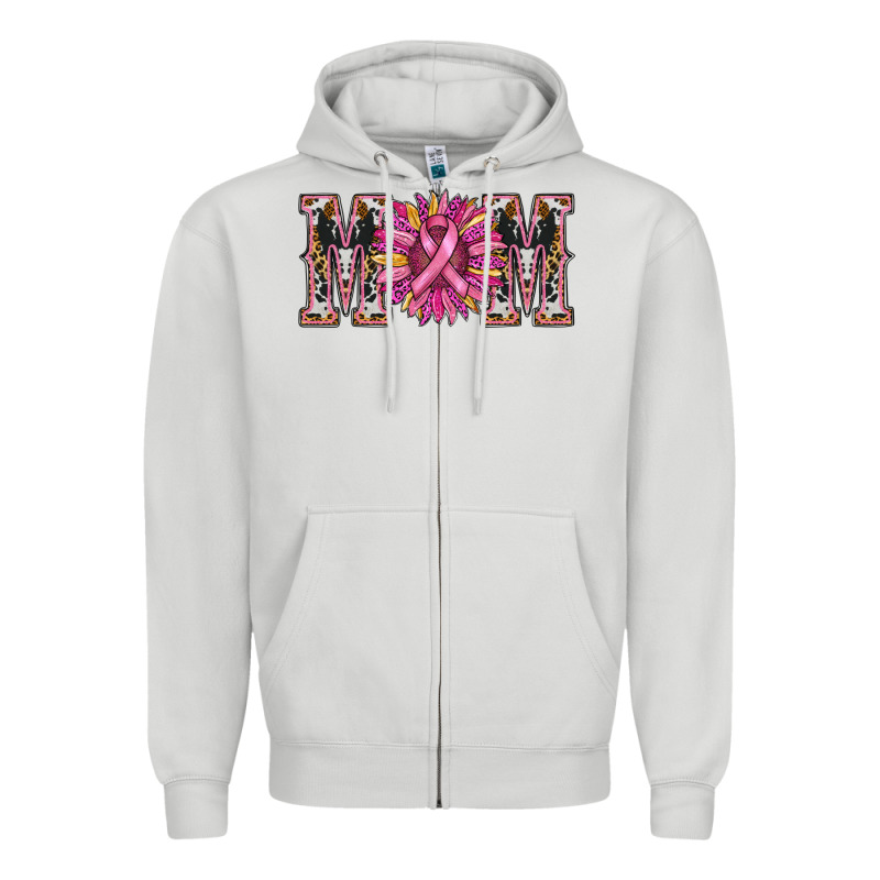 Cancer Sunflower Mom Zipper Hoodie by RanaPortraitStore | Teevron