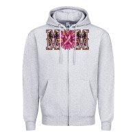 Heather Grey cancer sunflower mom Zipper Hoodie - RanaPortraitStore
