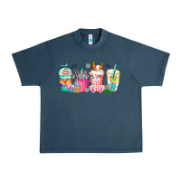 Midnight Navy easter day coffee gnome Urban Heavy Tee - CowhideDigitalArt