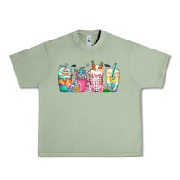 Oil Green easter day coffee gnome Urban Heavy Tee - CowhideDigitalArt