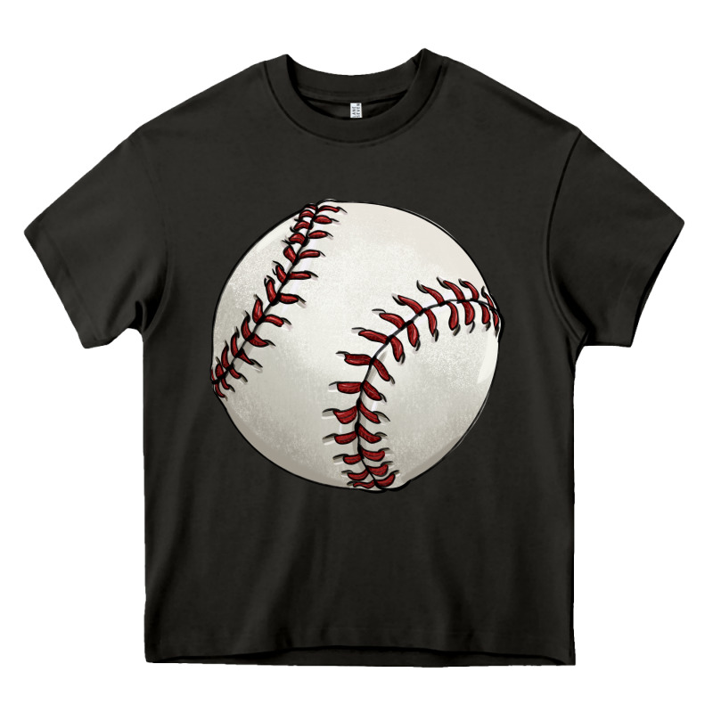 Baseball Ball Heavy Core Tee by FaDigitalArtStudio | Teevron