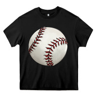 Black baseball ball Heavy Core Tee - FaDigitalArtStudio