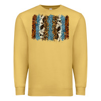 Antique Gold tool leather leopard cowhide backround Premium Sweatshirt - RanaPortraitStore