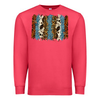 Cardinal tool leather leopard cowhide backround Premium Sweatshirt - RanaPortraitStore