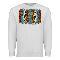 Dove Grey tool leather leopard cowhide backround Premium Sweatshirt - RanaPortraitStore