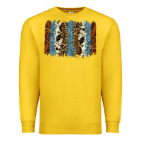 Lemon tool leather leopard cowhide backround Premium Sweatshirt - RanaPortraitStore