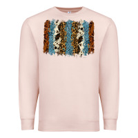 Pale Pink tool leather leopard cowhide backround Premium Sweatshirt - RanaPortraitStore