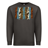 Smoke tool leather leopard cowhide backround Premium Sweatshirt - RanaPortraitStore