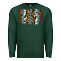 Sports Green tool leather leopard cowhide backround Premium Sweatshirt - RanaPortraitStore