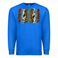 True Royal tool leather leopard cowhide backround Premium Sweatshirt - RanaPortraitStore