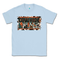 Dusty Blue Cowhide is the New Black Classic Tee - Jasminsmagicworld
