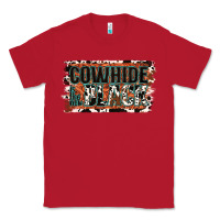Red Cowhide is the New Black Classic Tee - Jasminsmagicworld